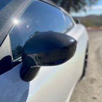 NISSAN GTR FULL CARBON FIBER MIRROR REPLACEMENTS